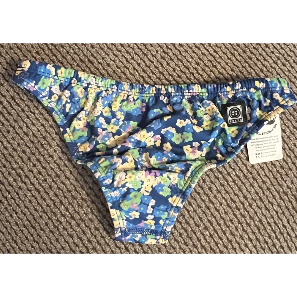 Jolyn Bikini Bottom Europe Style Floral (Garden) Small New With Tags - Picture 2 of 5